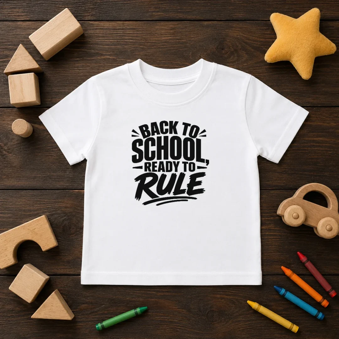 official-back-to-school-ready-to-rule-silhouette-kids-t-shirt Official Back To School Ready To Rule Silhouette Kids T-Shirt