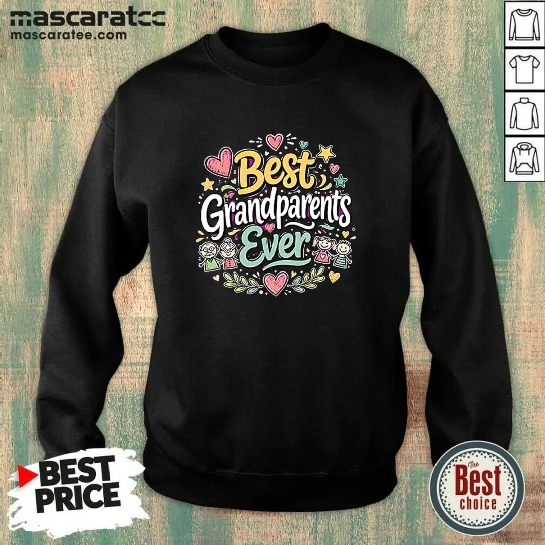 official-best-grandparents-ever-for-grandparents-doodle-typograp-sweatshirt Official Best Grandparents Ever For Grandparents Doodle Typograp Sweatshirt