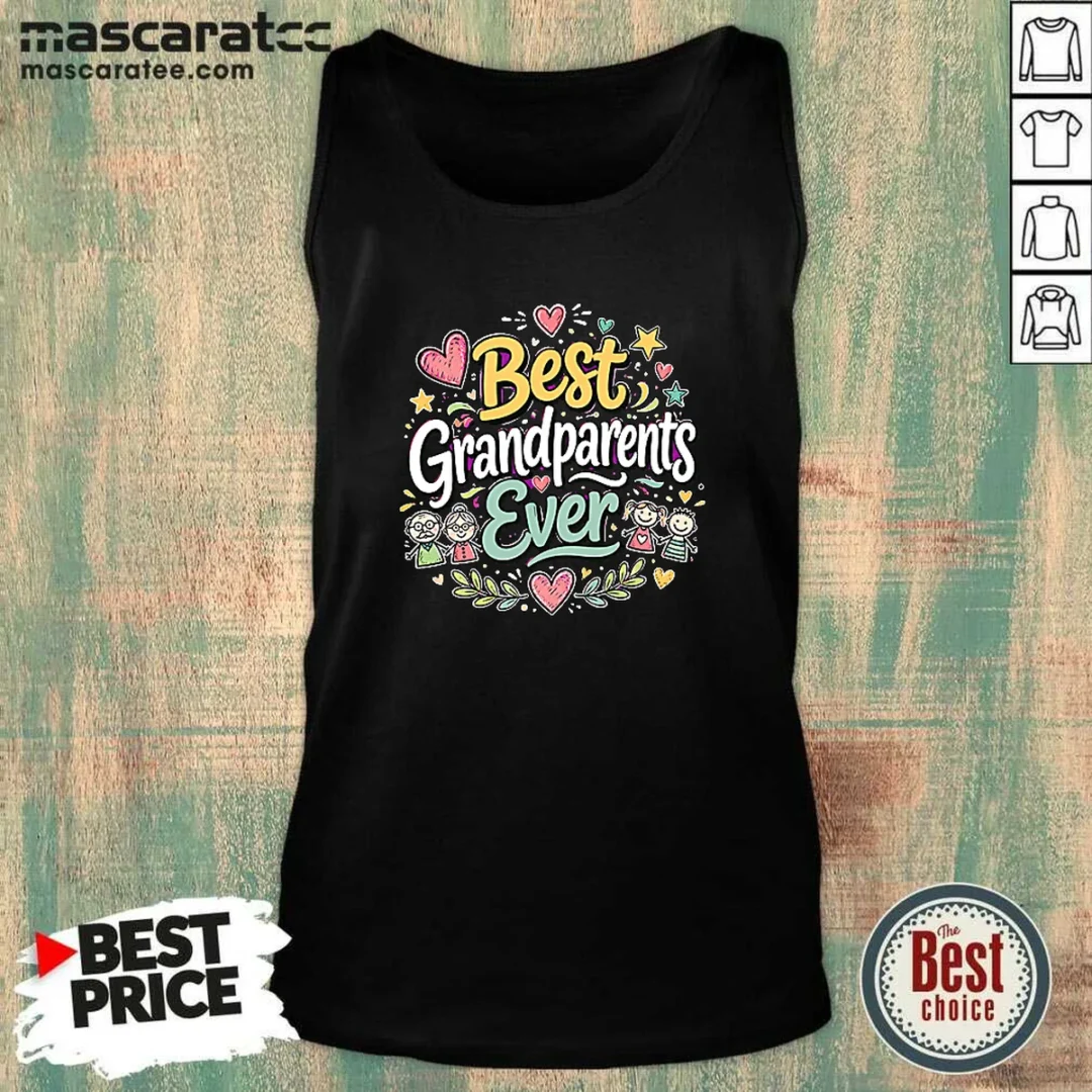 official-best-grandparents-ever-for-grandparents-doodle-typograp-tank-top Official Best Grandparents Ever For Grandparents Doodle Typograp Tank Top