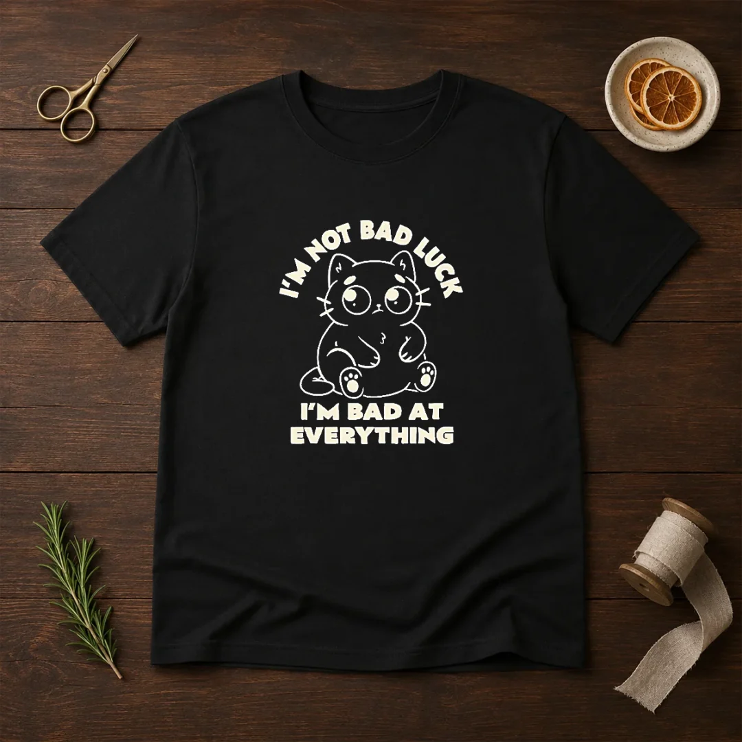 official-black-cat-i-m-not-bad-luck-i-m-bad-at-everything-t-shirt-2 Official Black Cat I'M Not Bad Luck I'M Bad At Everything