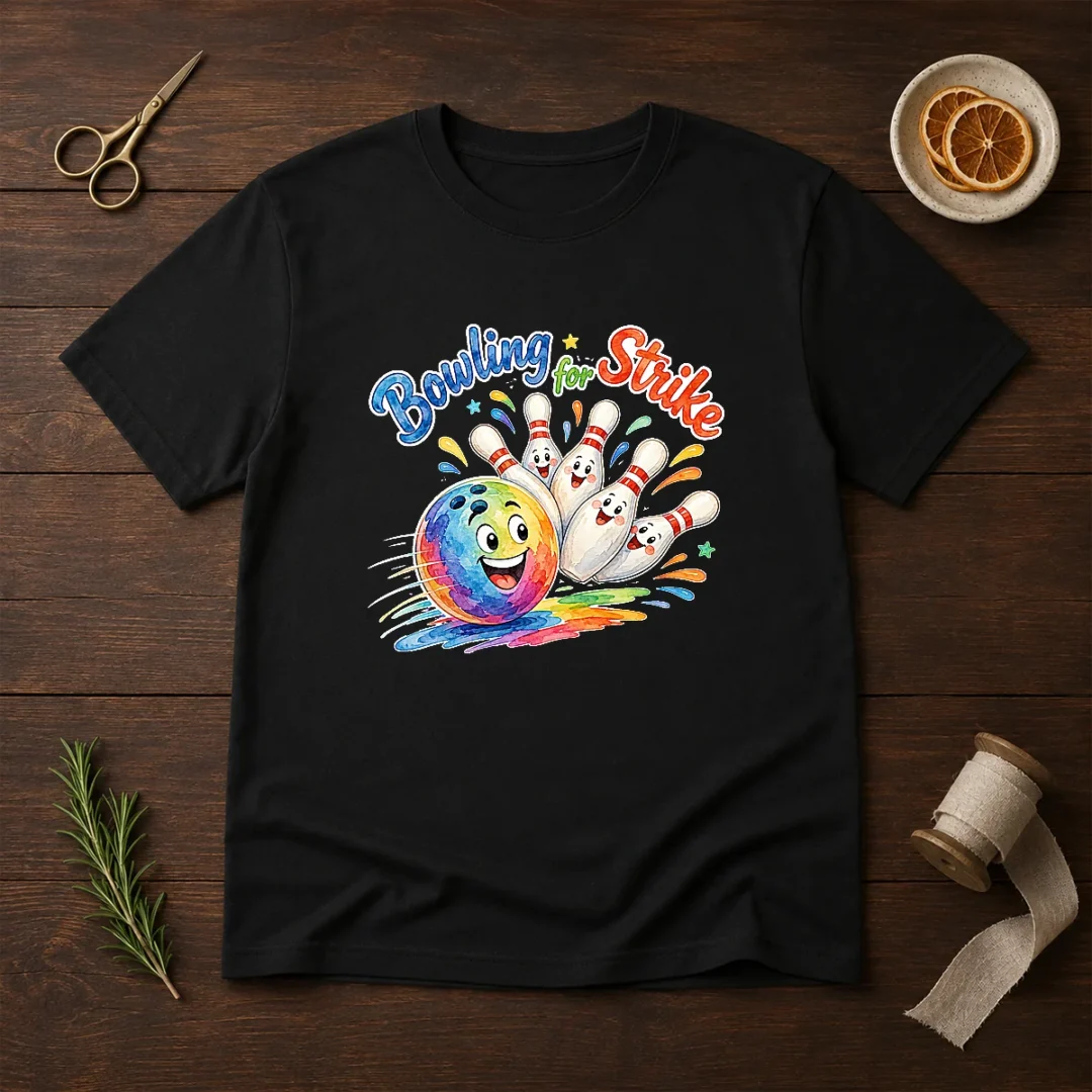 official-bowling-for-strike-watercolor-t-shirt-1 Official Bowling For Strike Watercolor