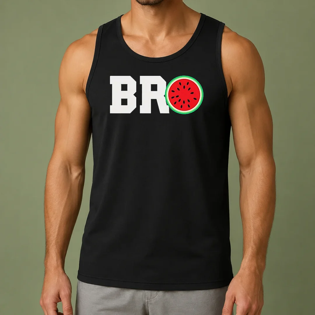 official-bro-watermelon-slice-tank-top Official Bro Watermelon Slice Tank Top