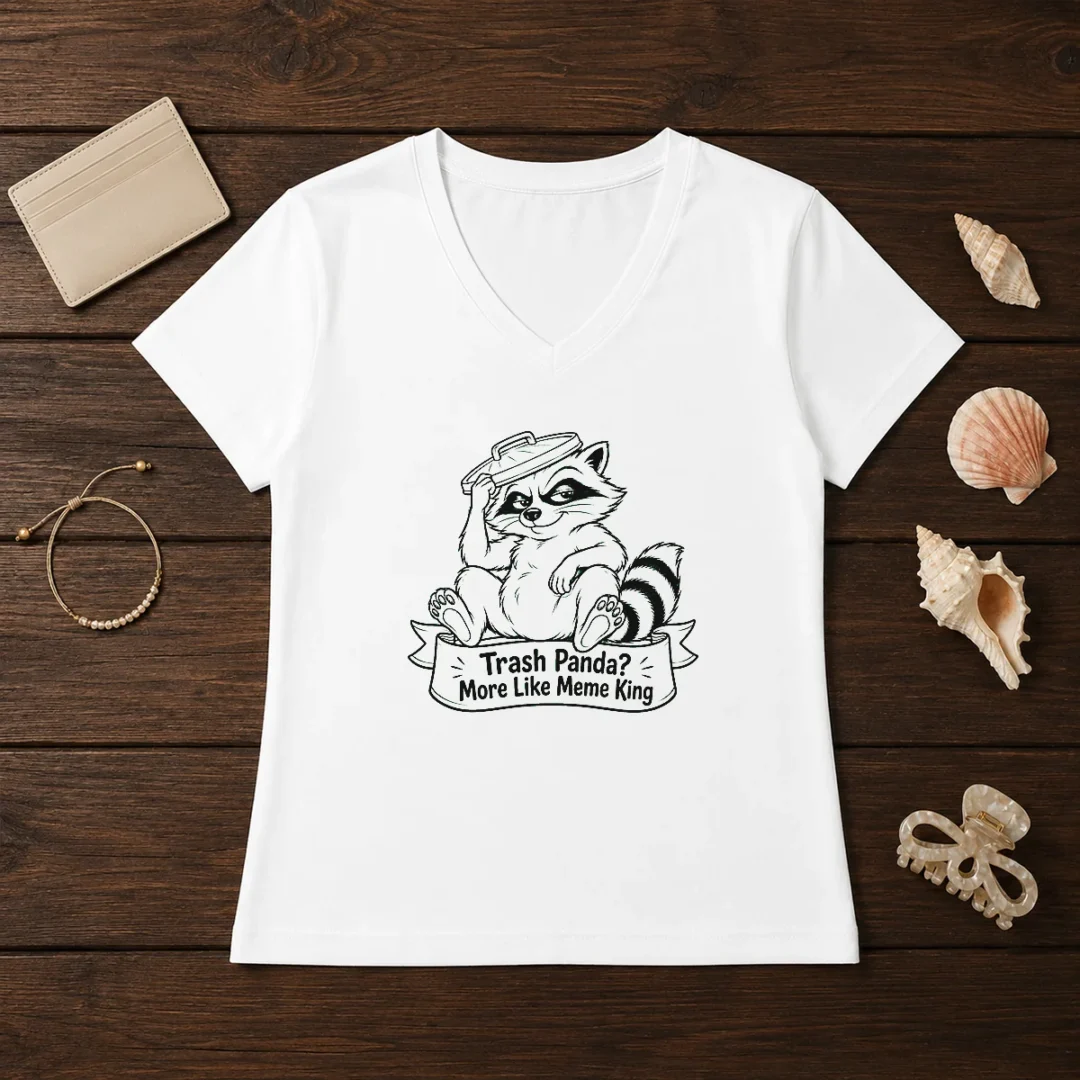 official-cheeky-jimothy-viral-raccoon-trash-panda-line-art-v-neck-shirt Official Cheeky Jimothy Viral Raccoon Trash Panda Line Art V-Neck Shirt