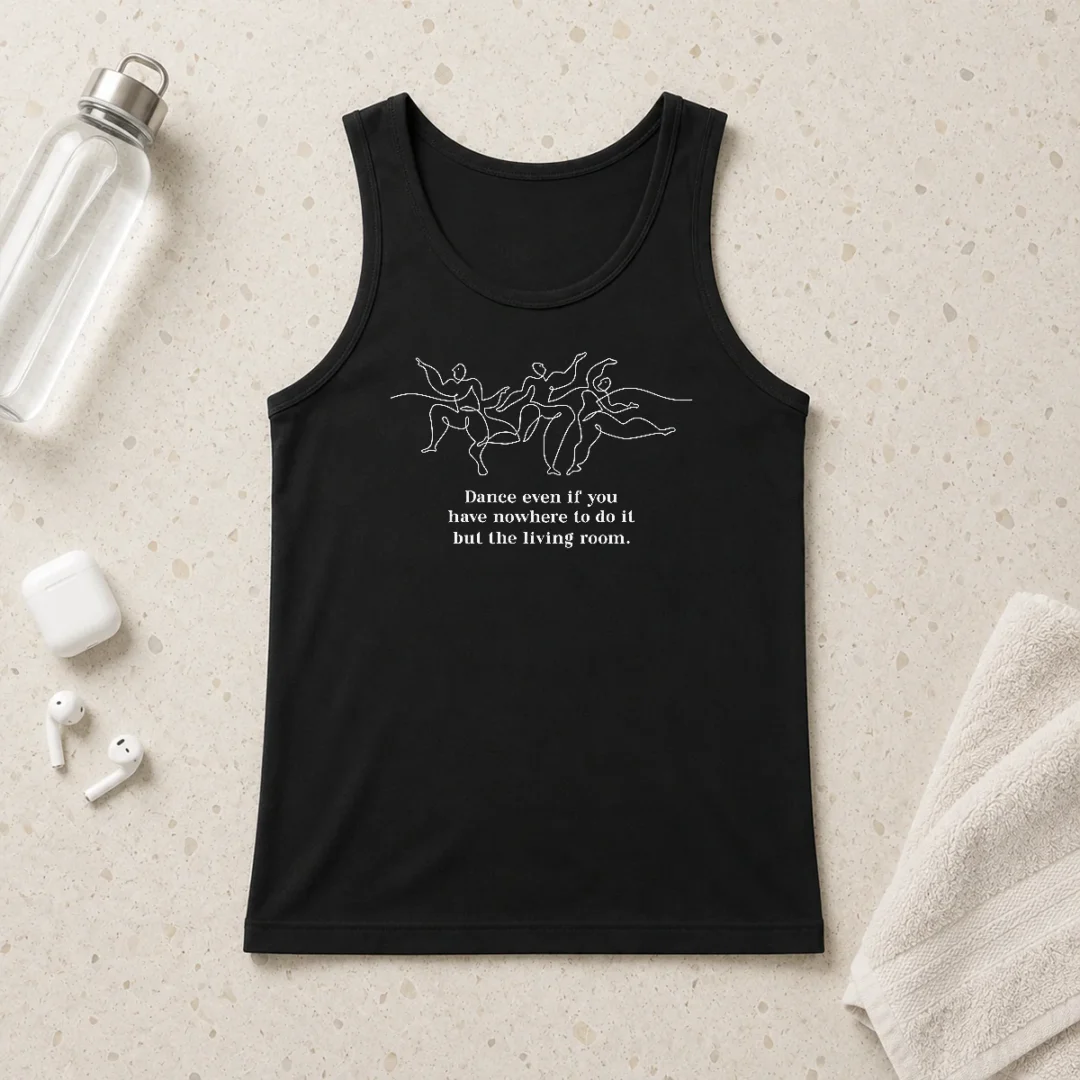 official-contemporary-dance-always-organic-tank-top Official Contemporary 'Dance Always' Organic Tank Top