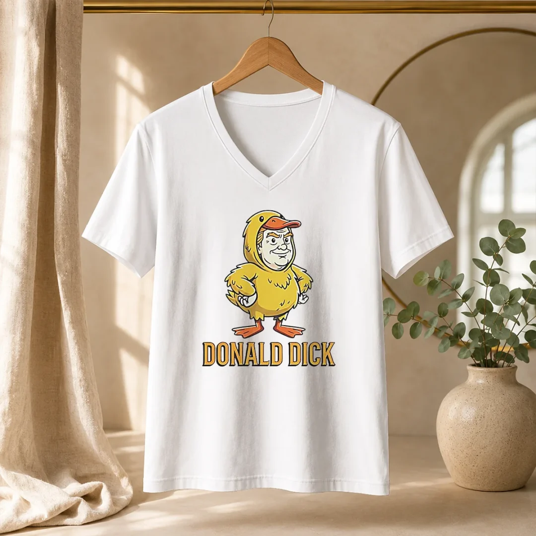 official-donald-dick-parody-v-neck-shirt Official Donald Dick Parody V-Neck Shirt