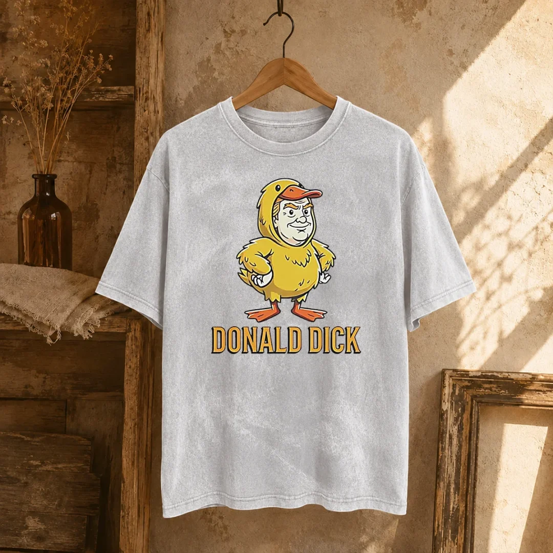 official-donald-dick-parody-washed-t-shirt Official Donald Dick Parody Washed T-Shirt