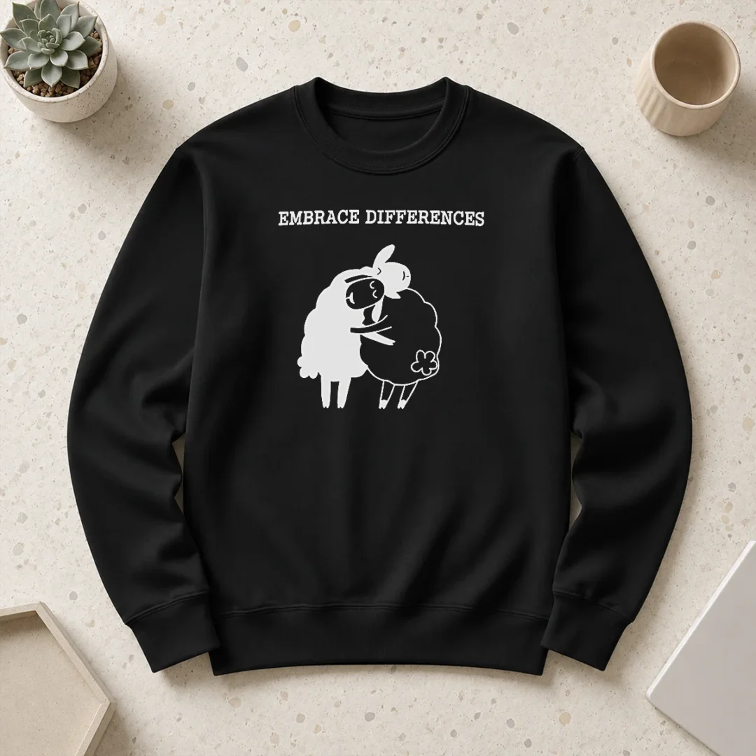 official-embrace-differences-sheep-hug-hugging-inclusivity-sweater Official Embrace Differences Sheep Hug Hugging Inclusivity Sweater