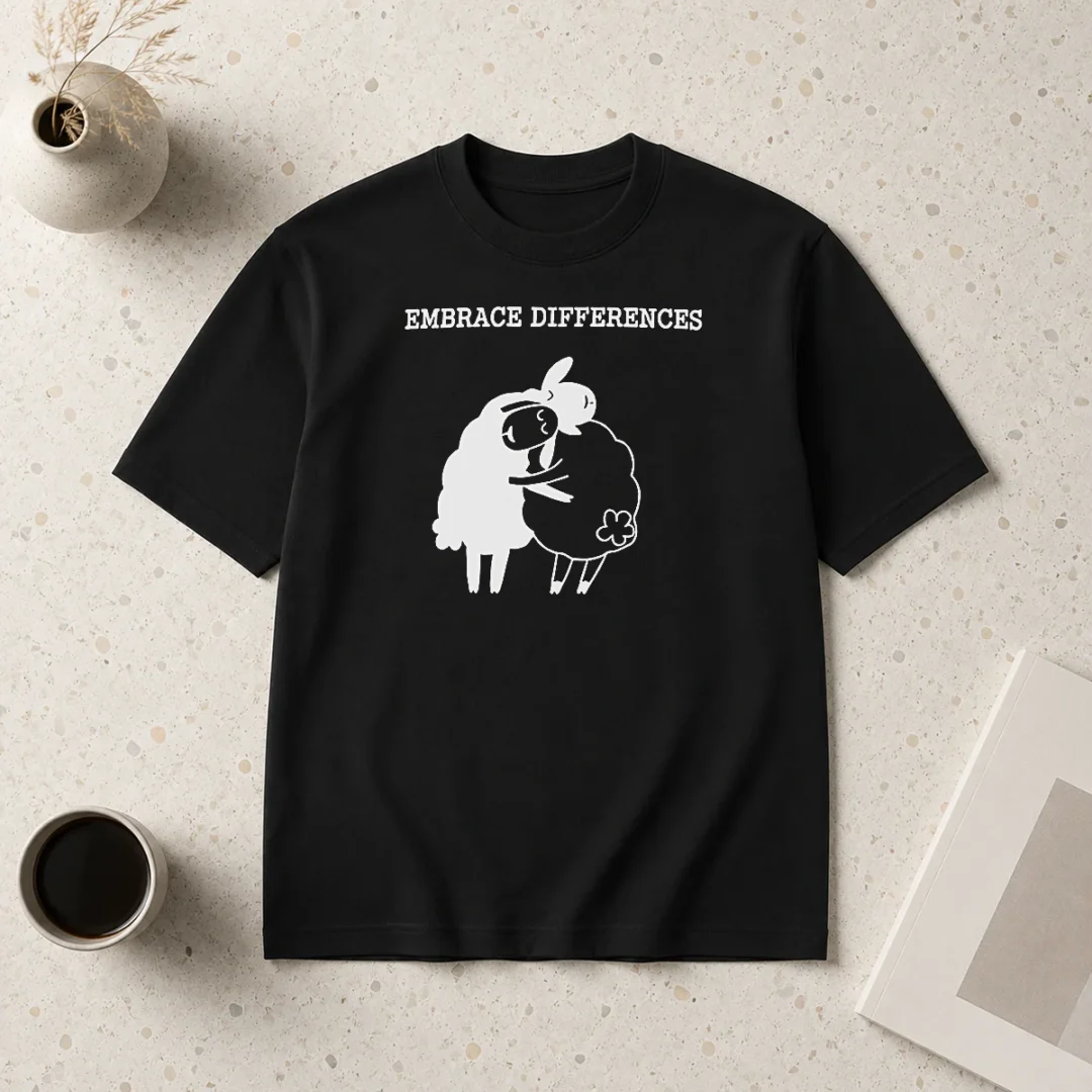 official-embrace-differences-sheep-hug-hugging-inclusivity-t-shirt-1 Official Embrace Differences Sheep Hug Hugging Inclusivity