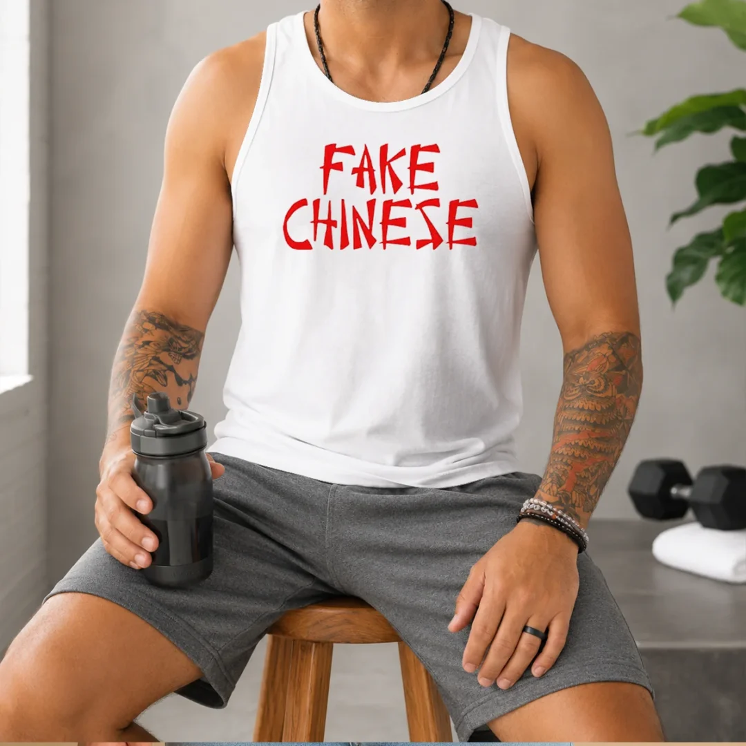 official-fake-chinese-typography-statement-expression-parody-tank-top Official Fake Chinese Typography Statement Expression Parody Tank Top