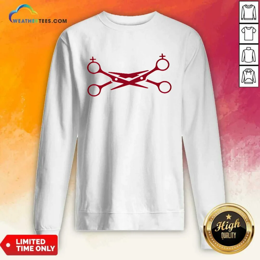 official-feminist-scissors-symbol-feminism-gender-equality-sweatshirt Official Feminist Scissors Symbol Feminism Gender Equality sweatshirt in soft fabric, classic fit, unisex style