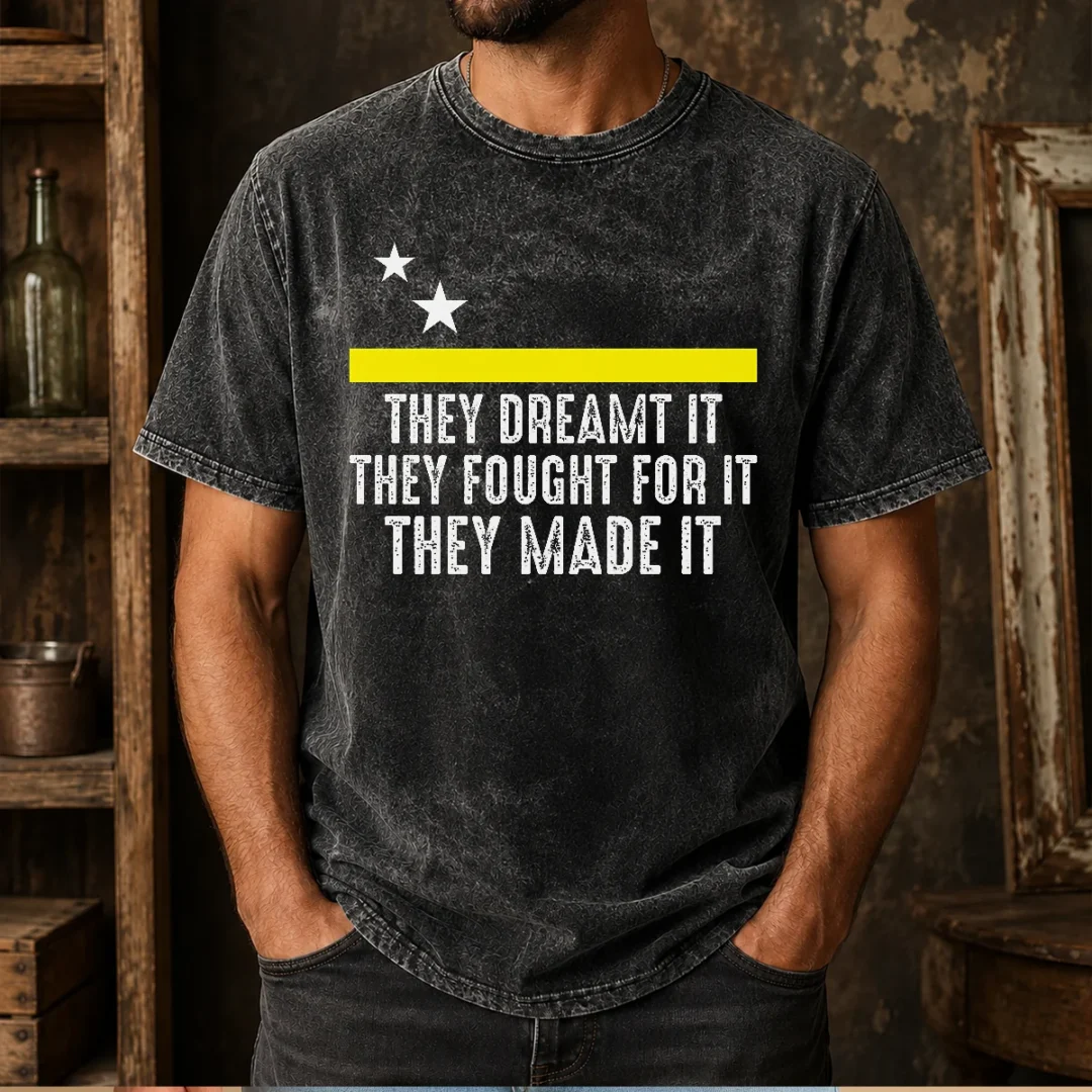 official-funny-uracao-flag-they-dreamed-it-fought-for-it-washed-t-shirt Official Funny Uracao Flag They Dreamed It Fought For It Washed T-Shirt