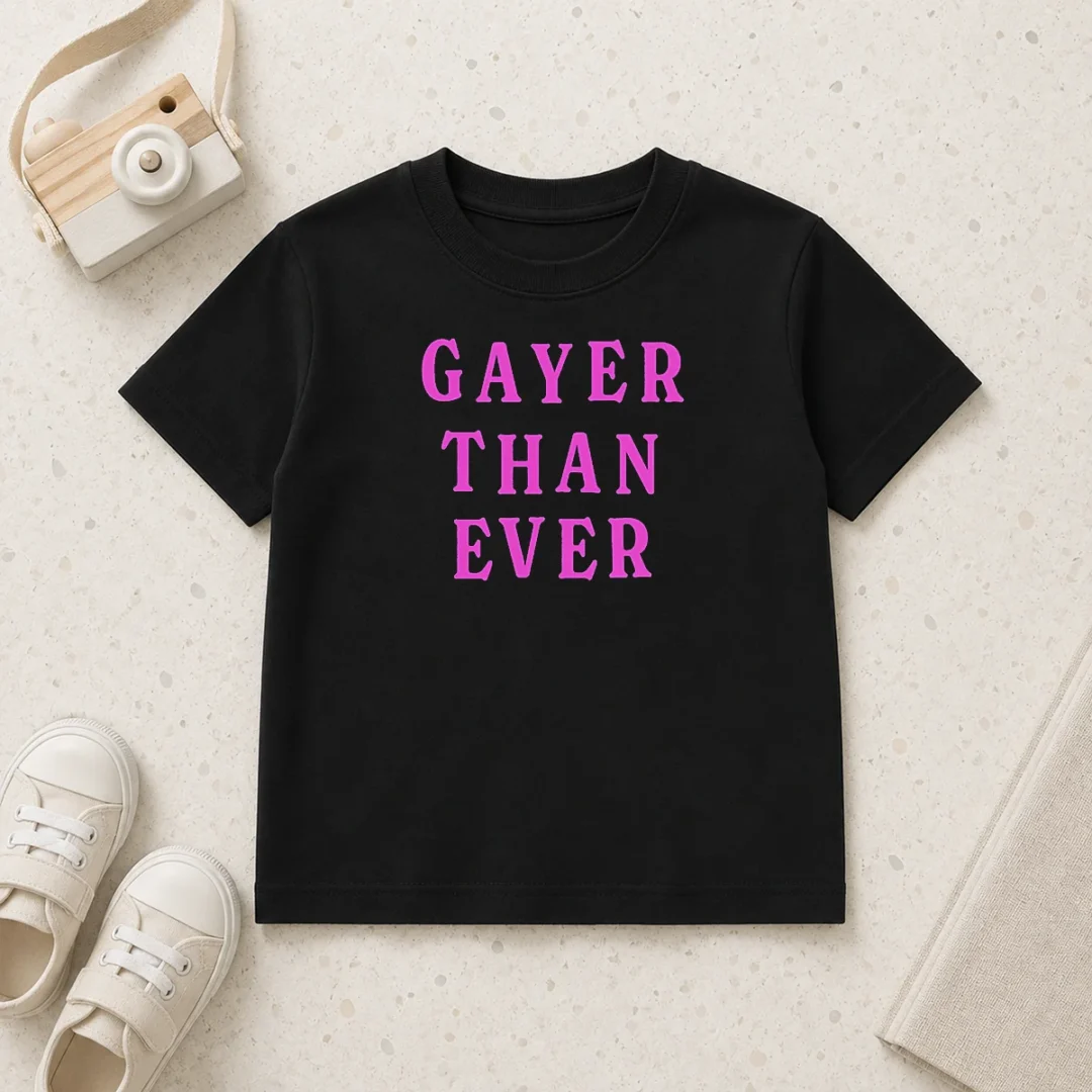 official-gayer-than-ever-kids-t-shirt Official Gayer Than Ever Kids T-Shirt