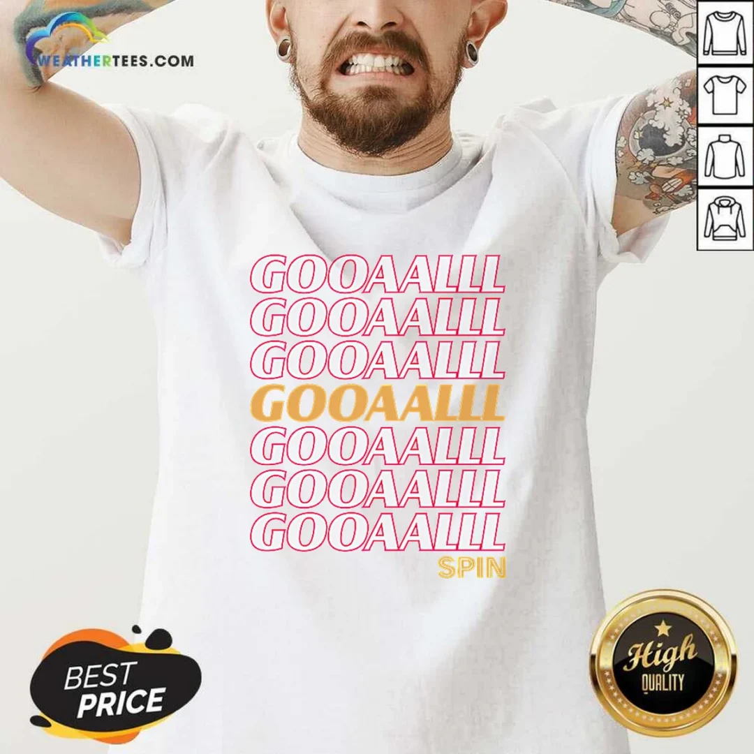 official-gooalll-spin-soccer-fan-goal-v-neck-shirt Official Gooalll Spin Soccer Fan Goal V-Neck Shirt
