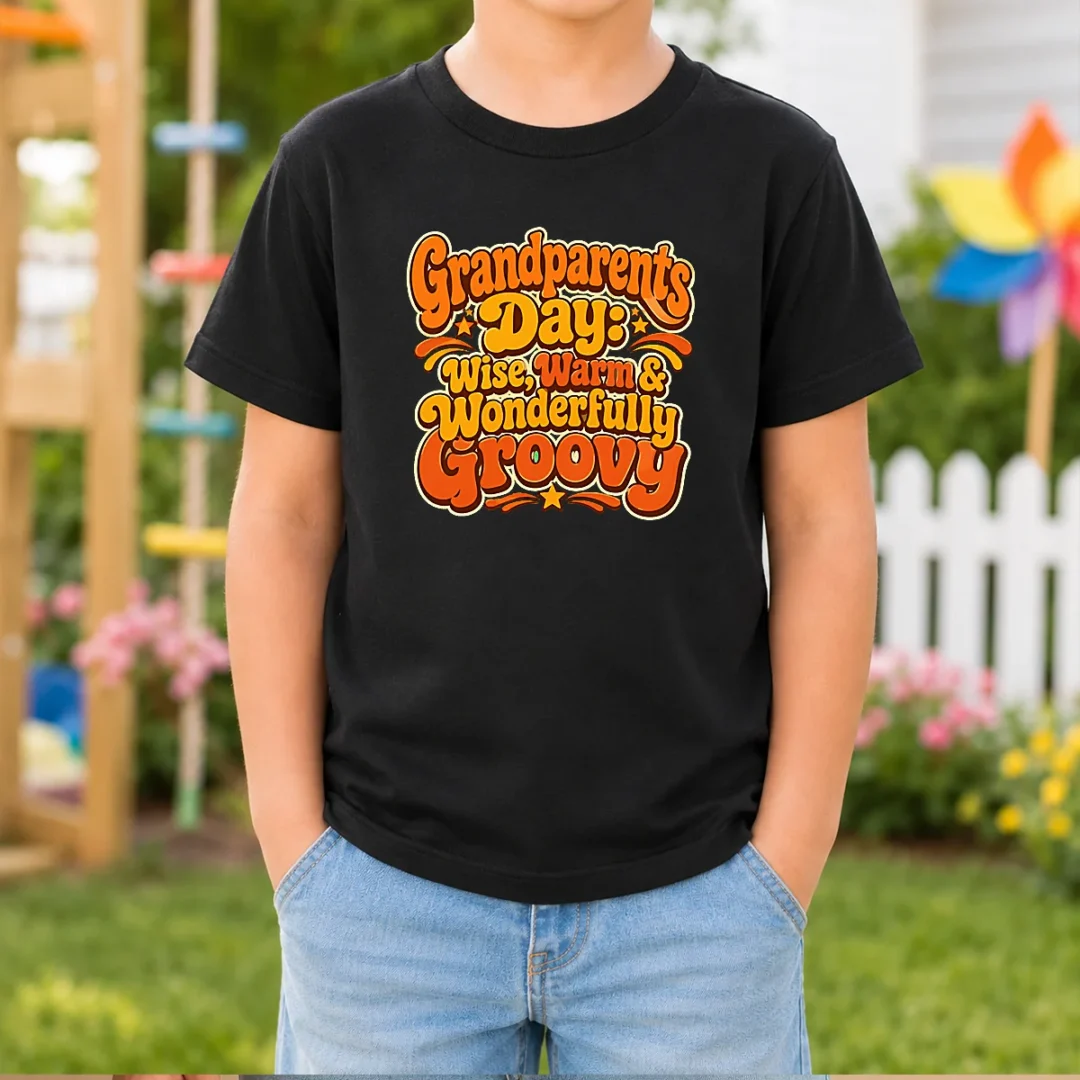 official-grandparents-day-groovy-retro-tee-celebrating-warmth-wisdom-kids-t-shirt Official Grandparents Day Groovy Retro Tee Celebrating Warmth Wisdom Kids T-Shirt