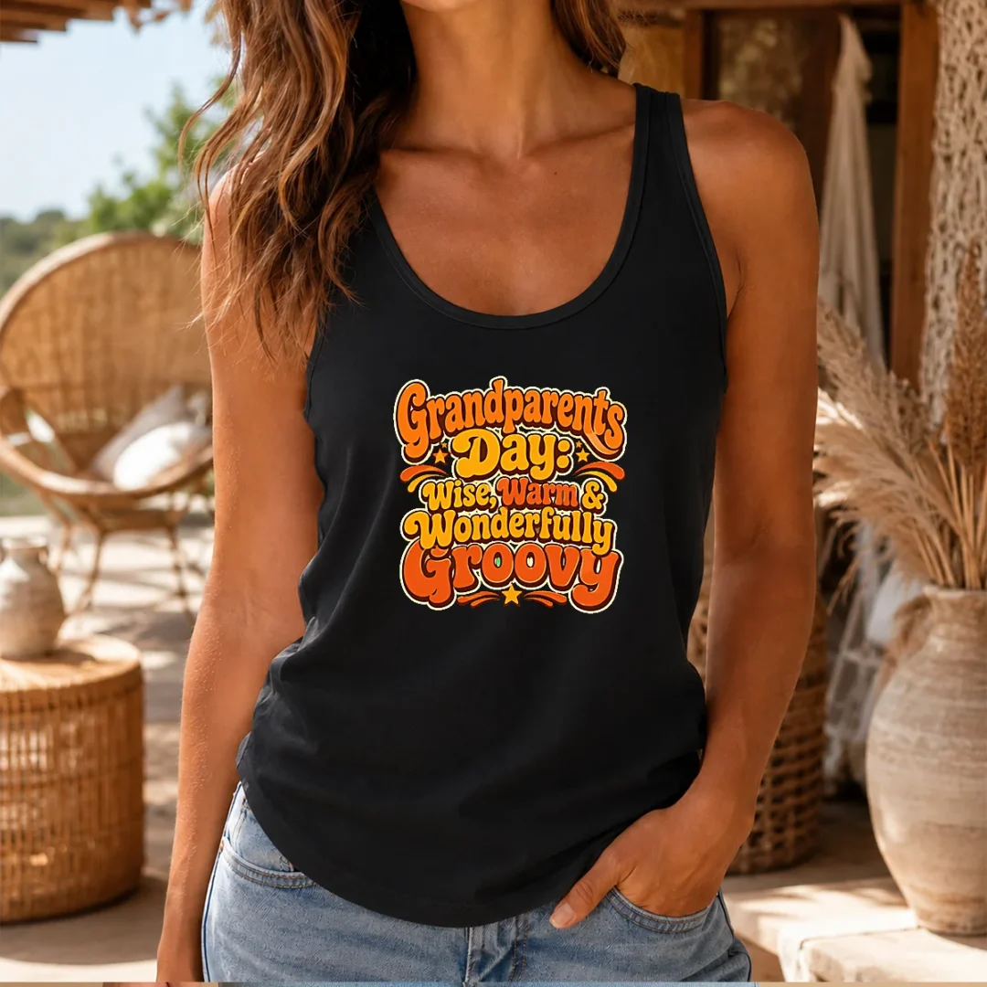 official-grandparents-day-groovy-retro-tee-celebrating-warmth-wisdom-tank-top Official Grandparents Day Groovy Retro Tee Celebrating Warmth Wisdom Tank Top