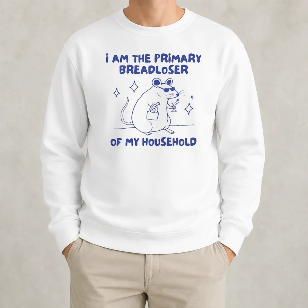 official-hot-i-am-the-primary-breadloser-of-my-household-rat-sweater Official Hot I Am The Primary Breadloser Of My Household Rat Sweater