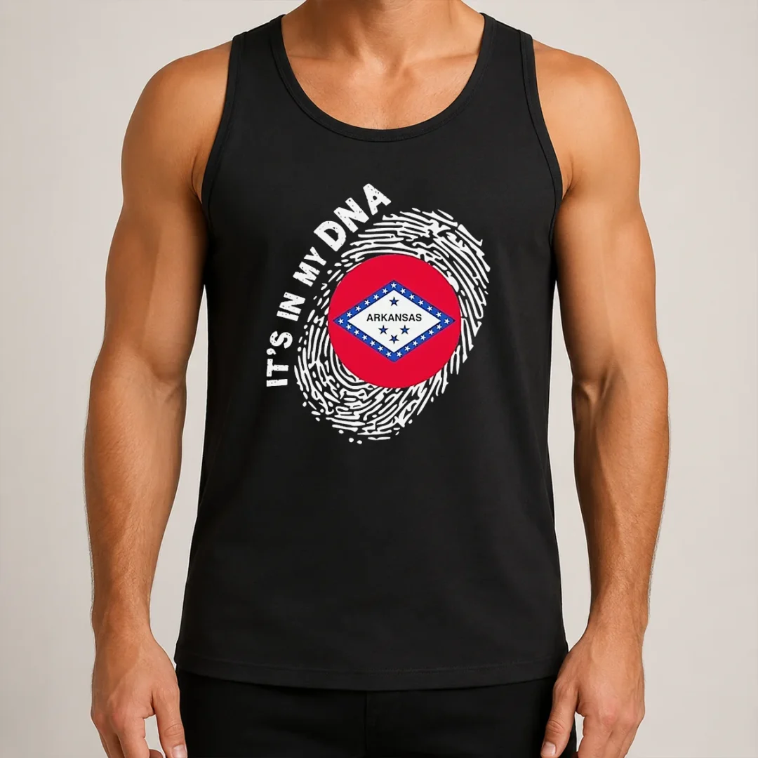 official-hot-it-s-in-my-dna-arkansas-tank-top Official Hot It'S In My DNA Arkansas Tank Top