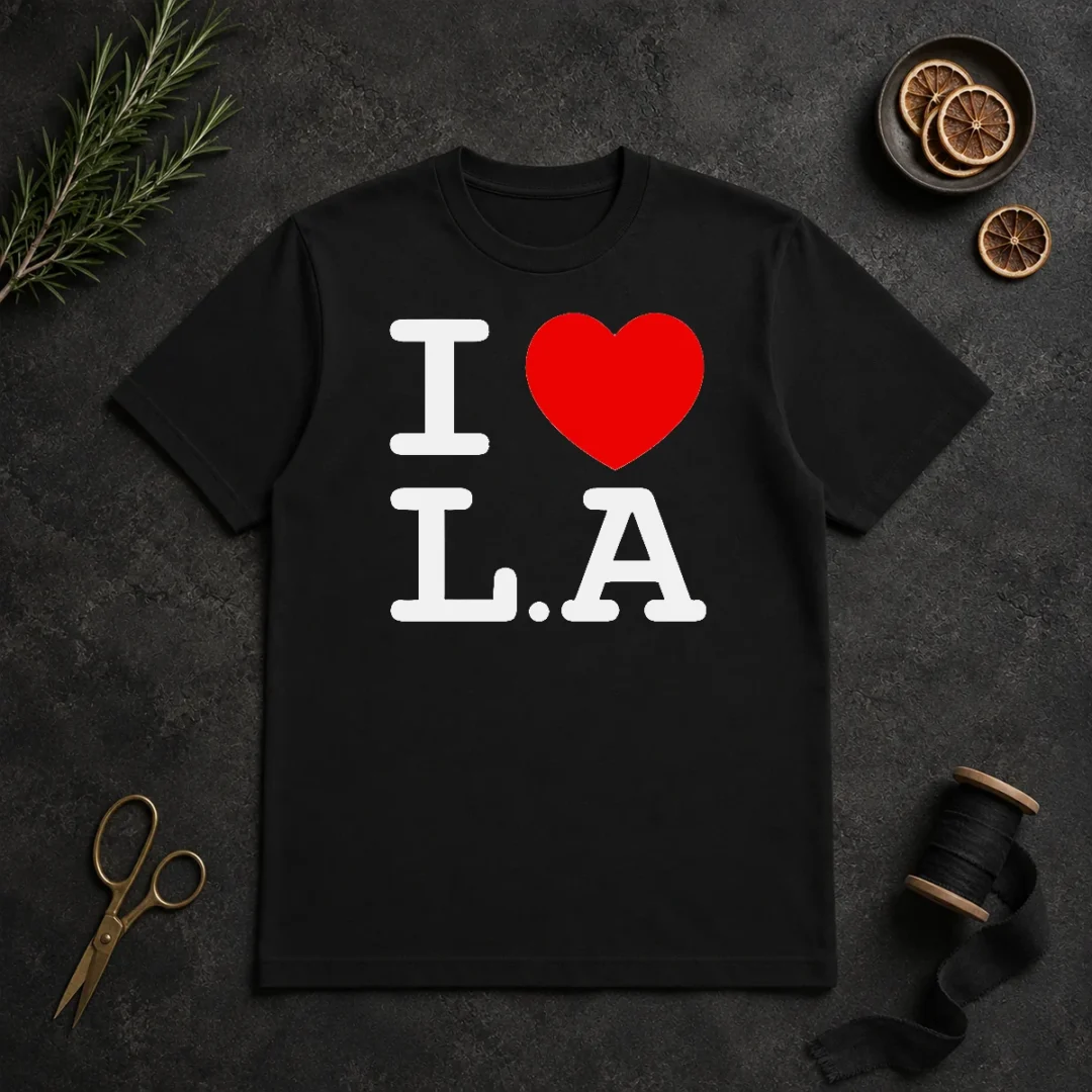 Official I Love LA Basic t shirt Official I Love LA Basic