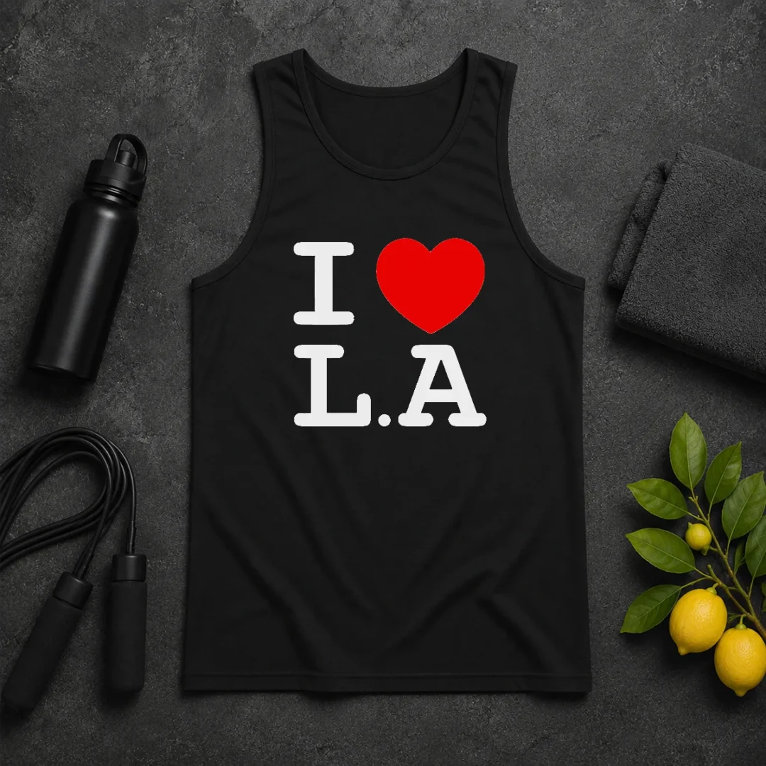 Official I Love LA Basic Tank Top Official I Love LA Basic Tank Top