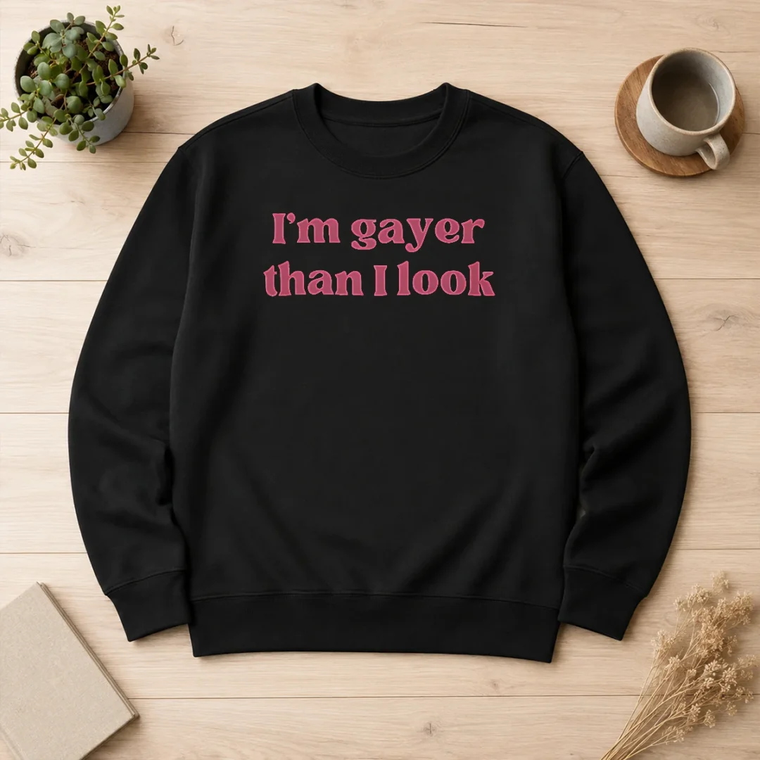 official-i-m-gayer-than-i-look-lgbtq-pride-sweater Official I'M Gayer Than I Look LGBTQ Pride Sweater