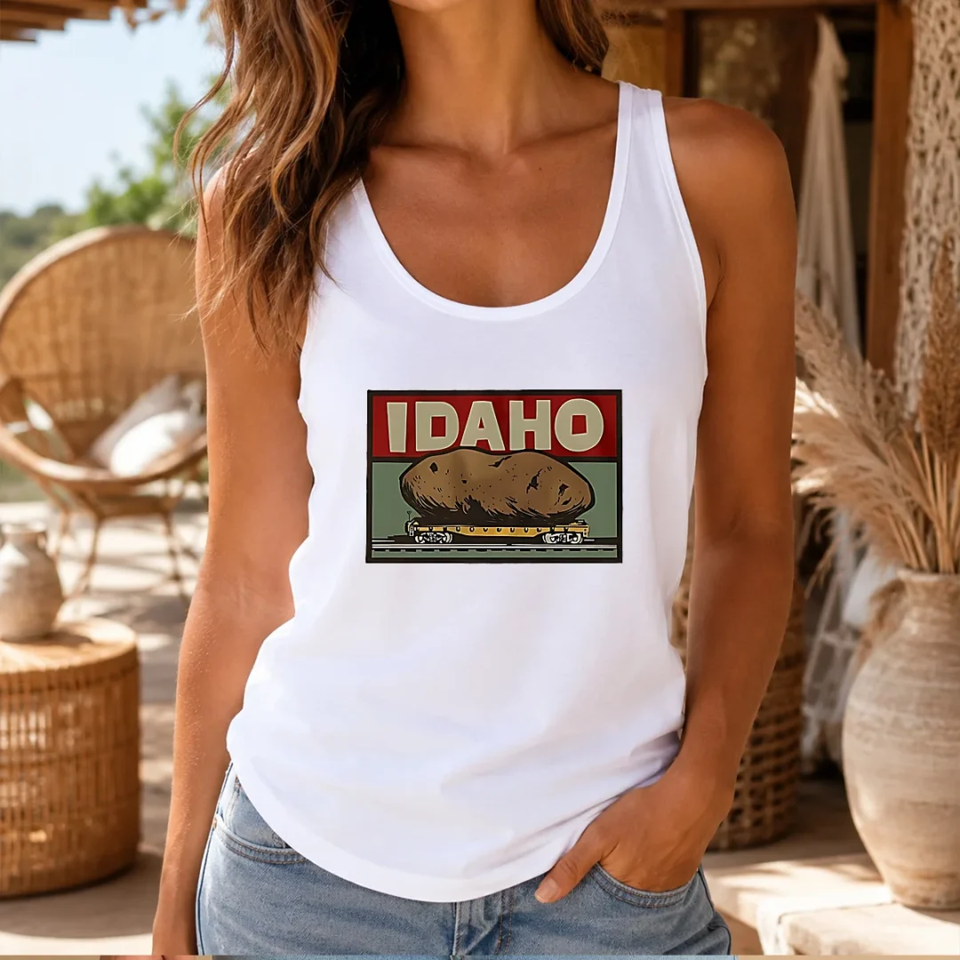 official-idaho-spud-railcar-potato-tank-top Official Idaho Spud Railcar Potato Tank Top