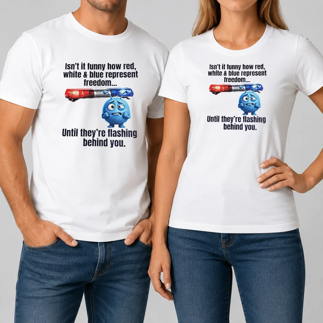 official-isn-t-it-funny-how-red-white-and-blue-represent-freedom-t-shirt-3 Official Isn'T It Funny How Red White And Blue Represent Freedom t shirt in classic fit, showcasing patriotic text design