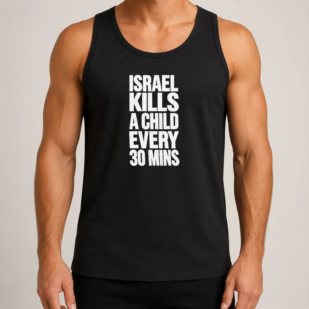 official-israel-kills-a-child-every-30-mins-human-rights-tank-top Official Israel Kills A Child Every 30 Mins Human Rights Tank Top