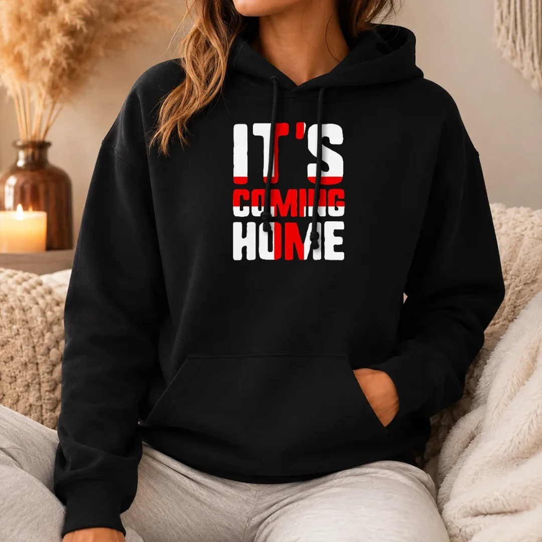 Official It'S Coming Home England Football Hoodie Official It'S Coming Home England Football Hoodie