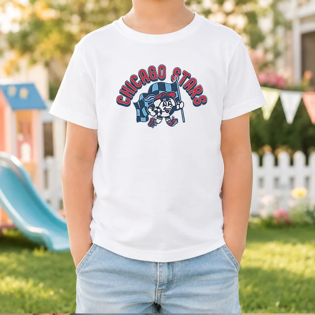 official-kid-s-chicago-stars-fc-soccer-player-blue-kids-t-shirt Official Kid'S Chicago Stars FC Soccer Player Blue Kids T-Shirt