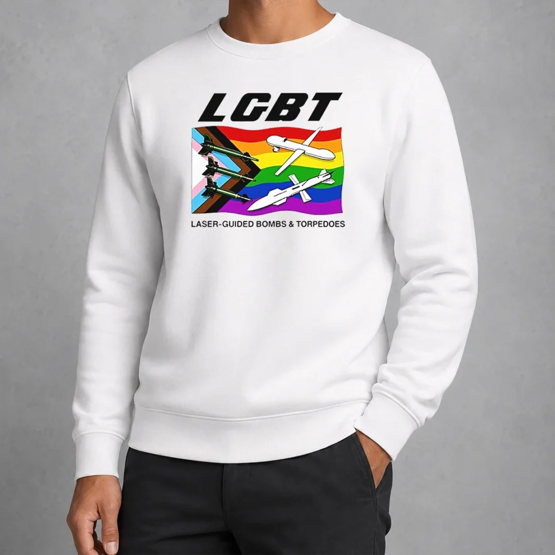 official-lgbt-laser-guided-bombs-and-torpedoes-flag-sweater Official LGBT Laser Guided Bombs And Torpedoes Flag Sweater