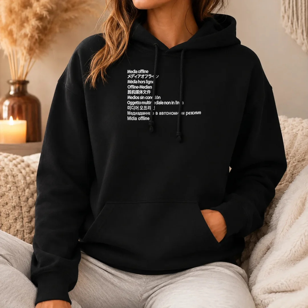 Official Media Offline International Languages Hoodie Official Media Offline International Languages Hoodie