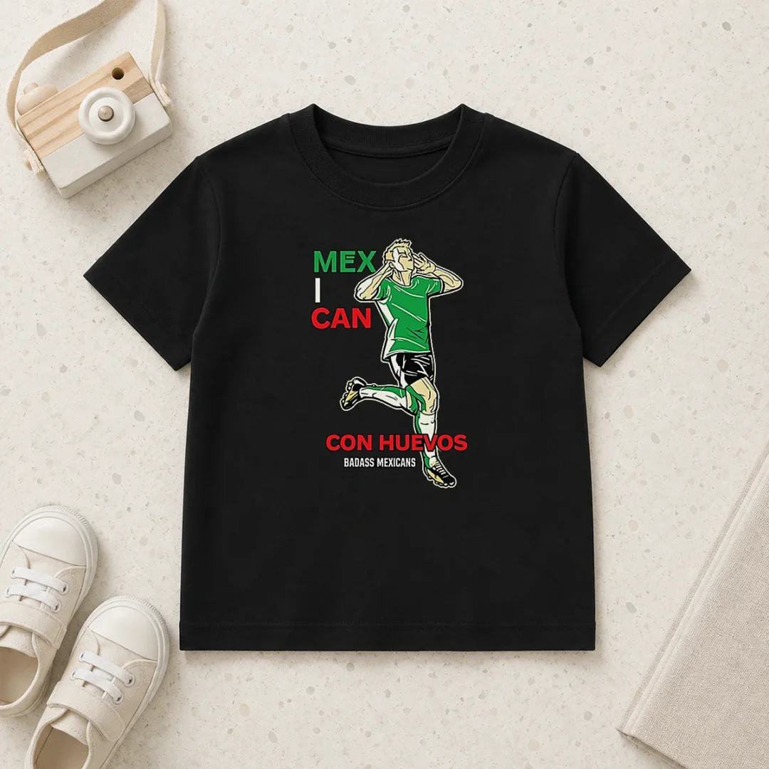 official-mexican-con-huevos-badass-mexicans-mexico-soccer-kids-t-shirt Official Mexican Con Huevos Badass Mexicans Mexico Soccer Kids T-Shirt