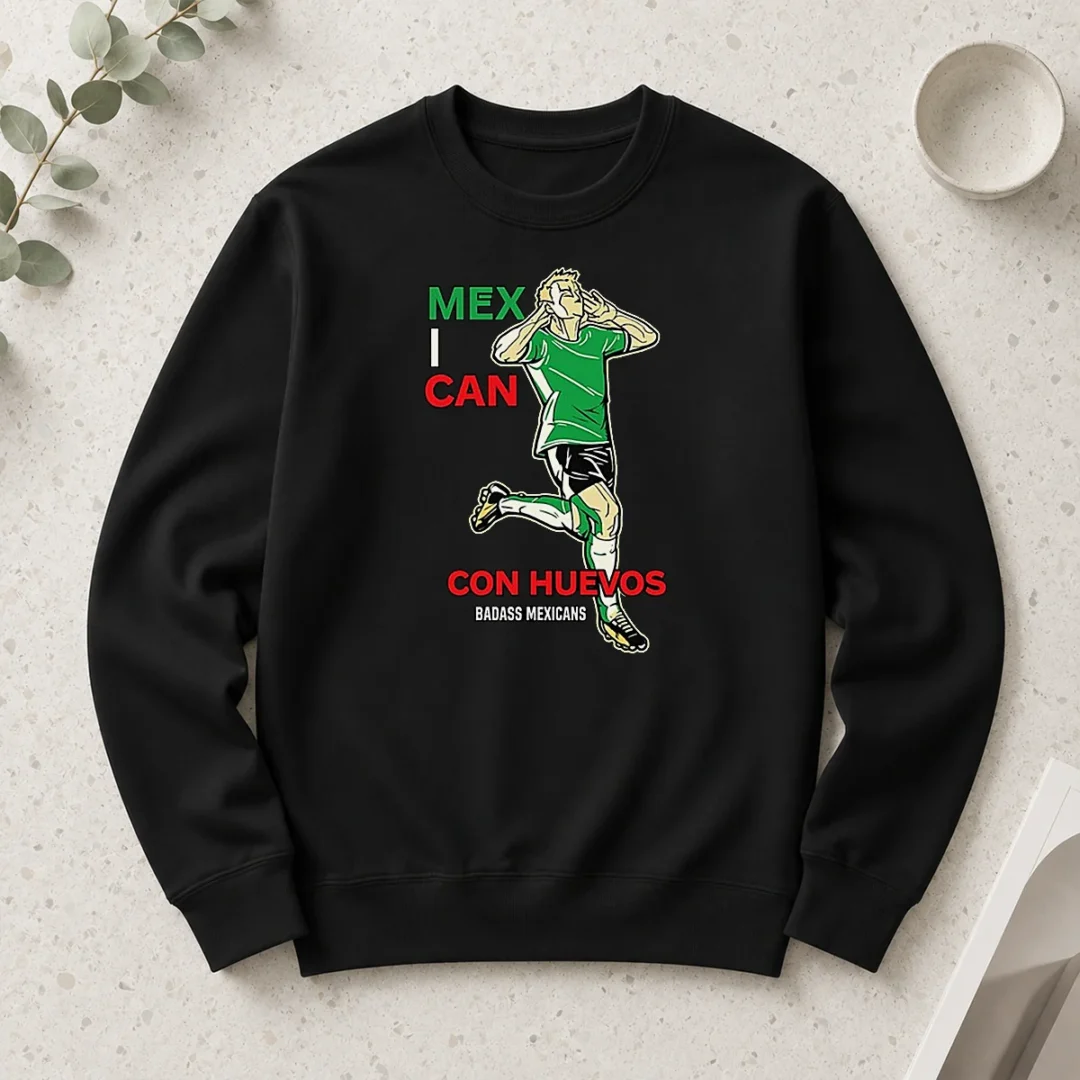 official-mexican-con-huevos-badass-mexicans-mexico-soccer-long-sleeve-shirt Official Mexican Con Huevos Badass Mexicans Mexico Soccer Long Sleeve Shirt