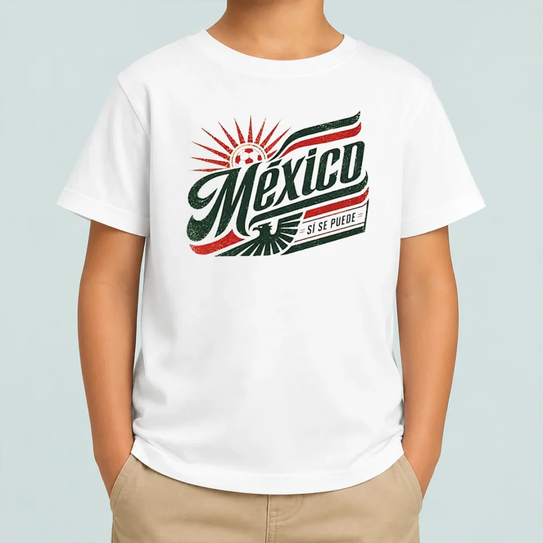 official-mexico-soccer-s-se-puede-vintage-kids-t-shirt Official Mexico Soccer S Se Puede Vintage Kids T-Shirt