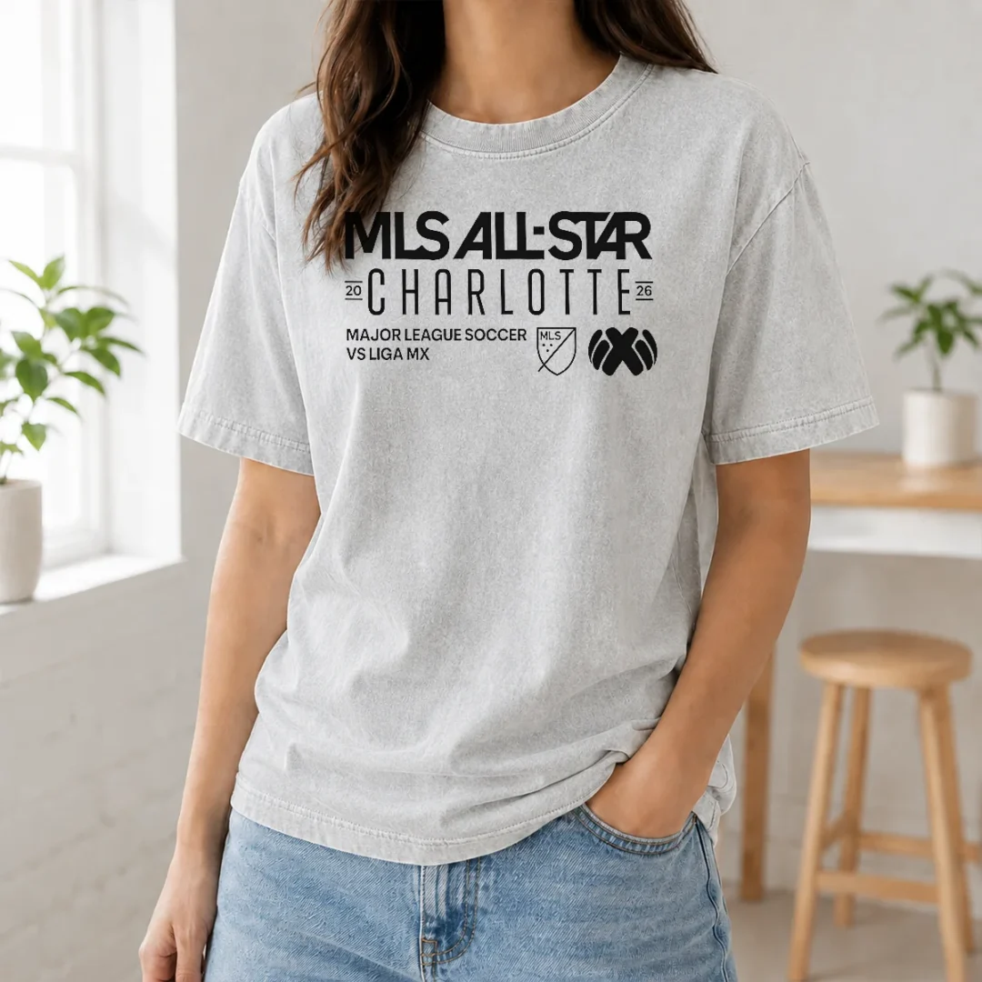 Official MLS All Star Charlotte 2026 Major League Soccer Vs Liga MX Washed T Shirt Official MLS All Star Charlotte 2026 Major League Soccer Vs Liga MX Washed T-Shirt