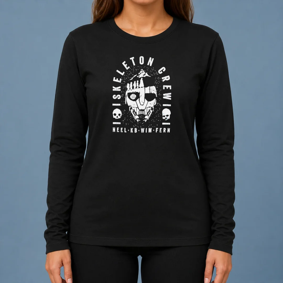 official-neel-kb-wim-fern-skeleton-crew-star-wars-jedi-master-jod-na-nawood-long-sleeve Official Neel KB Wim Fern Skeleton Crew Star Wars Jedi Master Jod Na Nawood long sleeve shirt in black with detailed graphic print