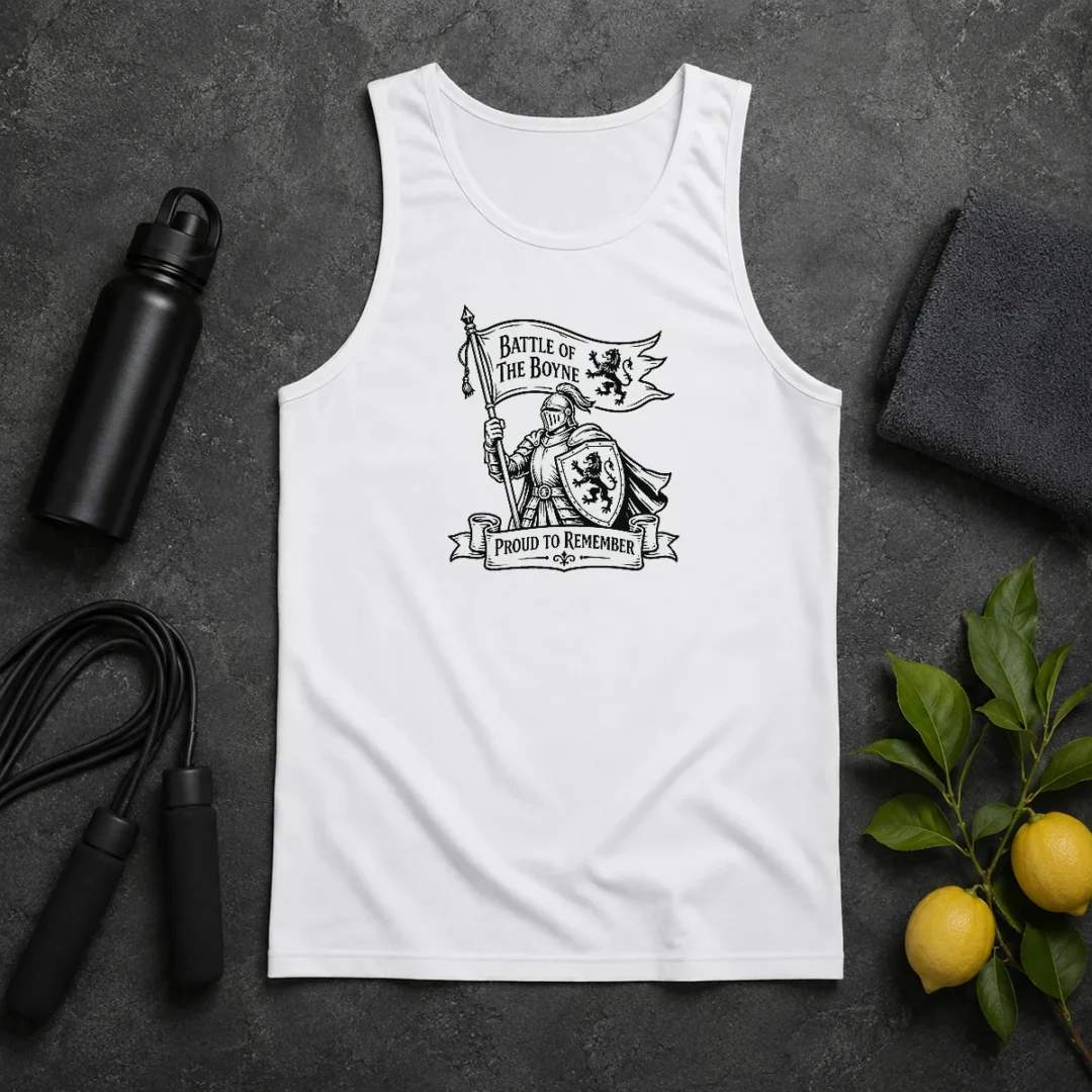 Official Nice Battle Of The Boyne Pride Line Art Tank Top Official Nice Battle Of The Boyne Pride Line Art Tank Top