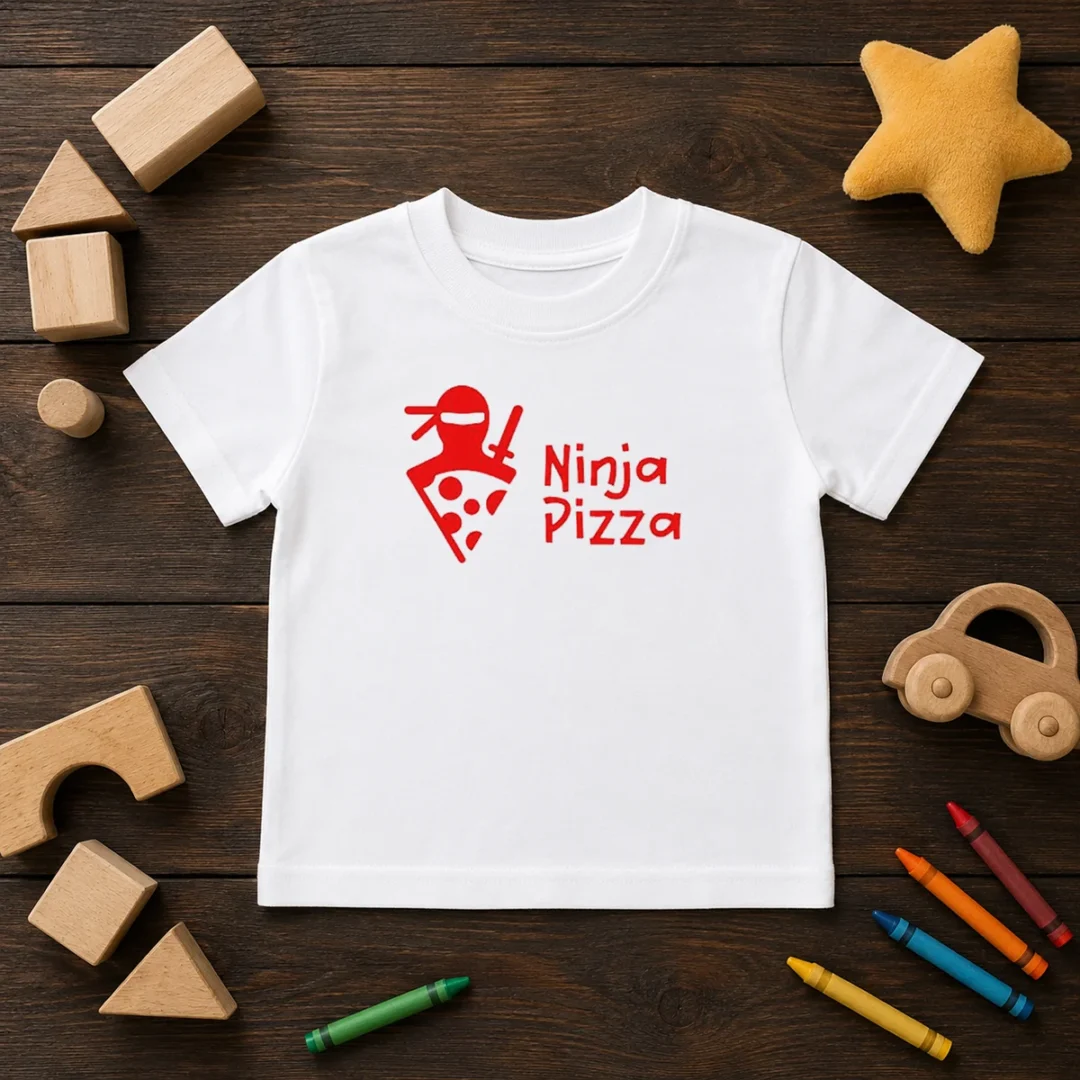 official-ninja-pizza-martial-arts-character-food-illustration-kids-t-shirt Official Ninja Pizza Martial Arts Character Food Illustration Kids T-Shirt