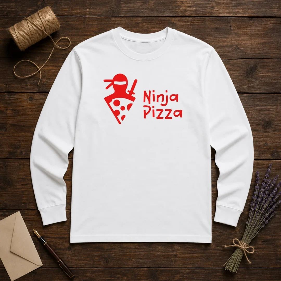 official-ninja-pizza-martial-arts-character-food-illustration-long-sleeve-shirt Official Ninja Pizza Martial Arts Character Food Illustration Long Sleeve Shirt