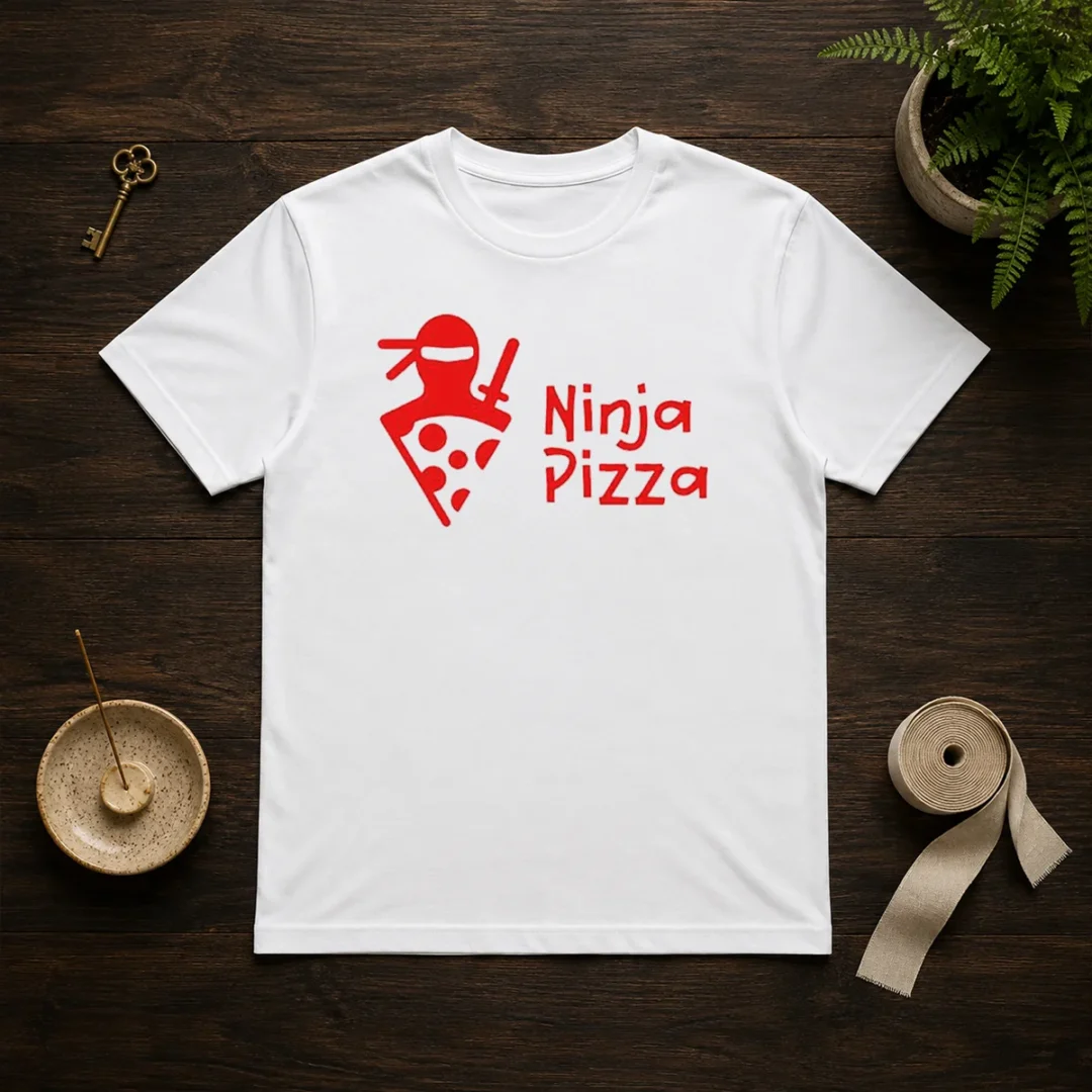 official-ninja-pizza-martial-arts-character-food-illustration-t-shirt Official Ninja Pizza Martial Arts Character Food Illustration