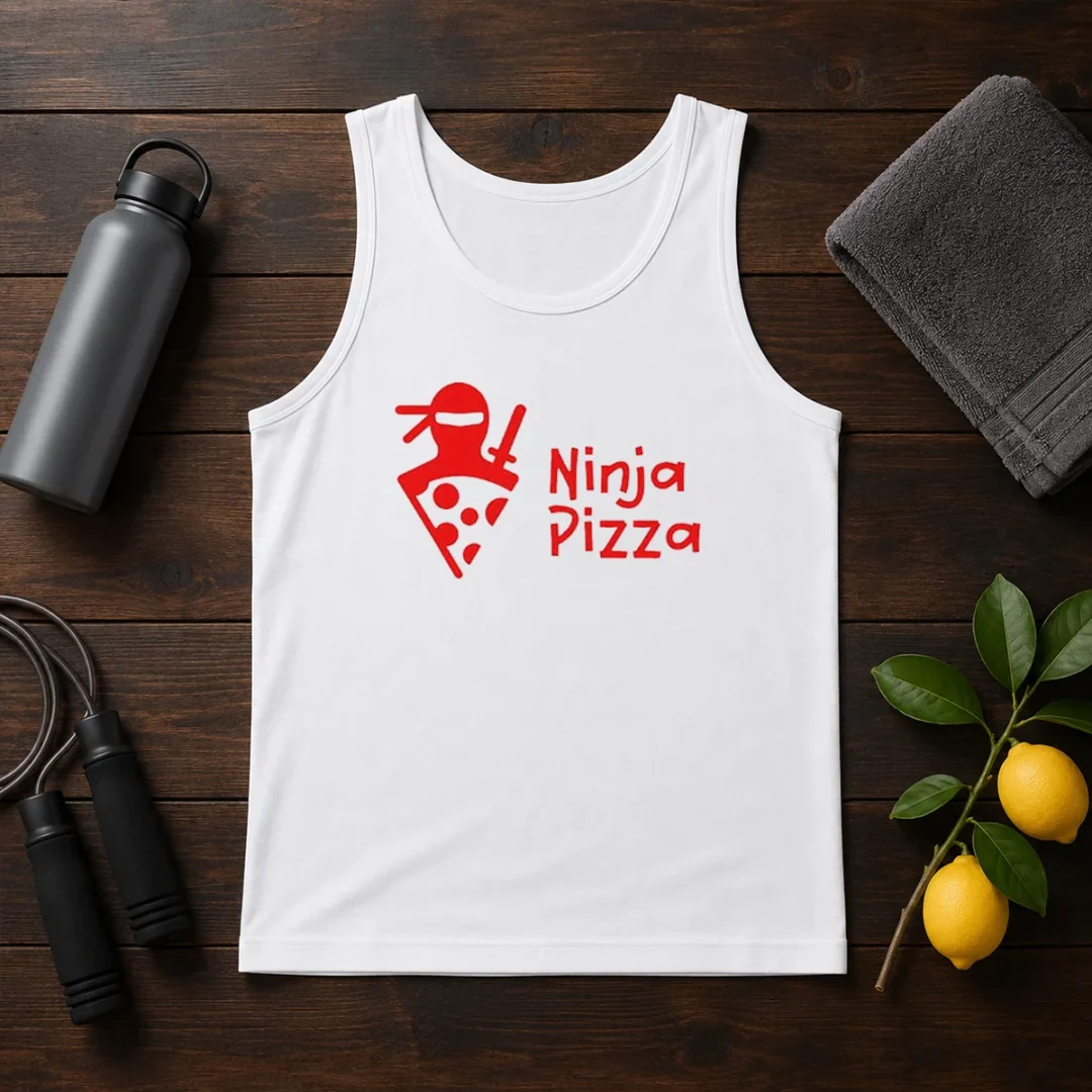 official-ninja-pizza-martial-arts-character-food-illustration-tank-top Official Ninja Pizza Martial Arts Character Food Illustration Tank Top