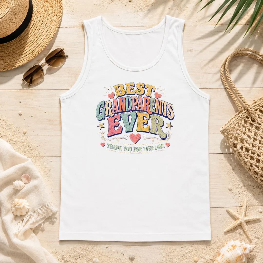 Official Premium Best Grandparents Ever Vintage For Family Love Tank Top Official Premium Best Grandparents Ever Vintage For Family Love Tank Top
