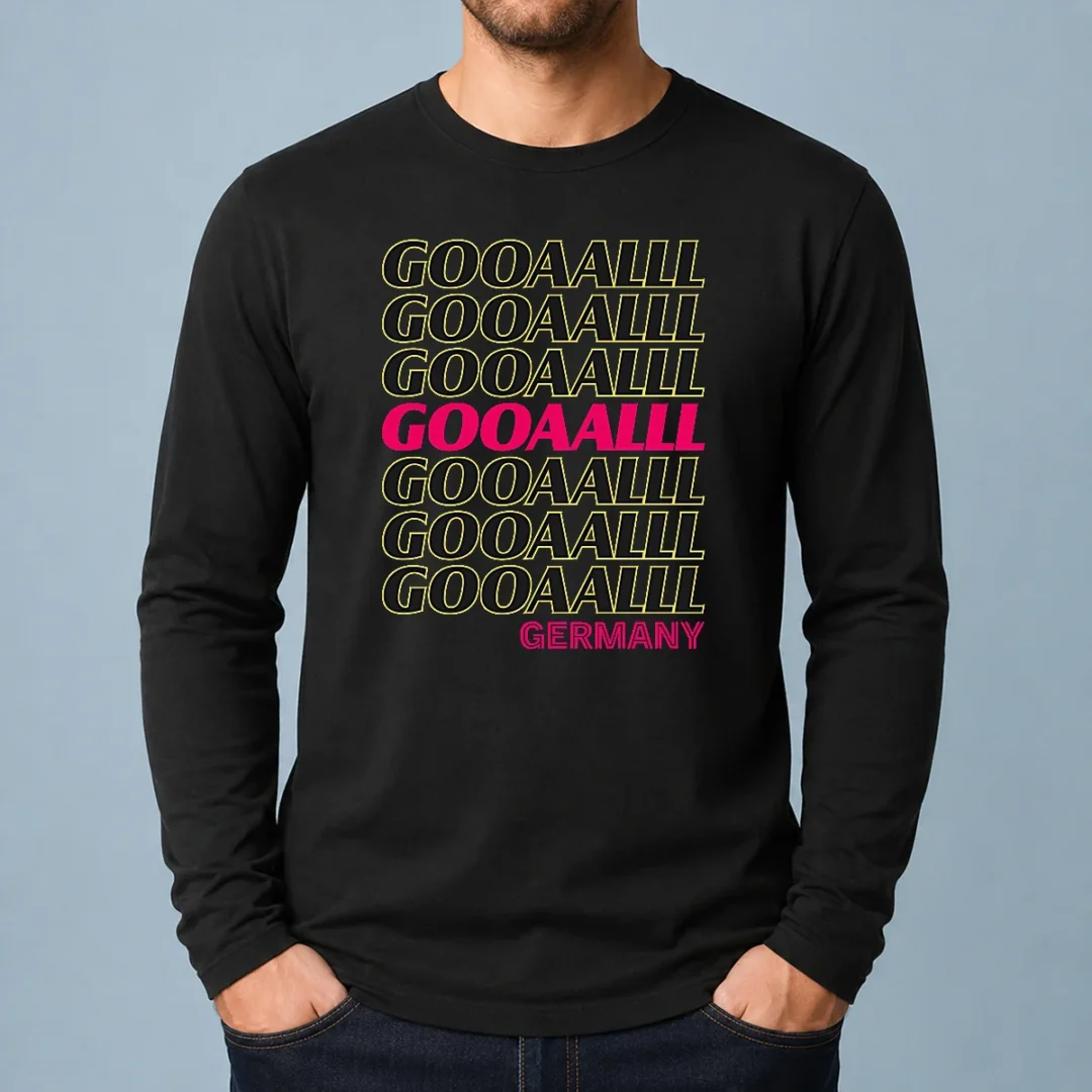 official-pretty-gooaall-germany-soccer-apparel-for-fans-german-long-sleeve-shirt Official Pretty Gooaall! Germany Soccer Apparel For Fans German Long Sleeve Shirt