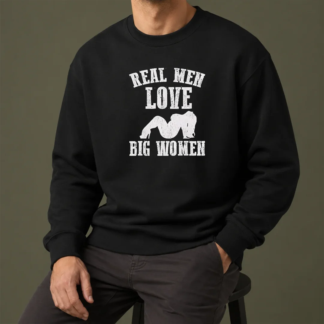official-real-men-love-big-women-distressed-slogan-sweater Official Real Men Love Big Women Distressed Slogan Sweater