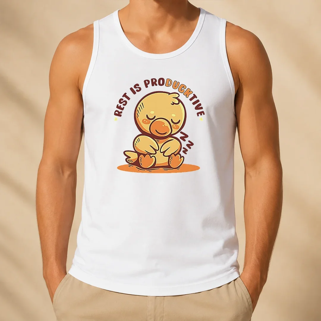 official-resting-duck-rest-is-producktive-tank-top Official Resting Duck Rest Is Producktive Tank Top