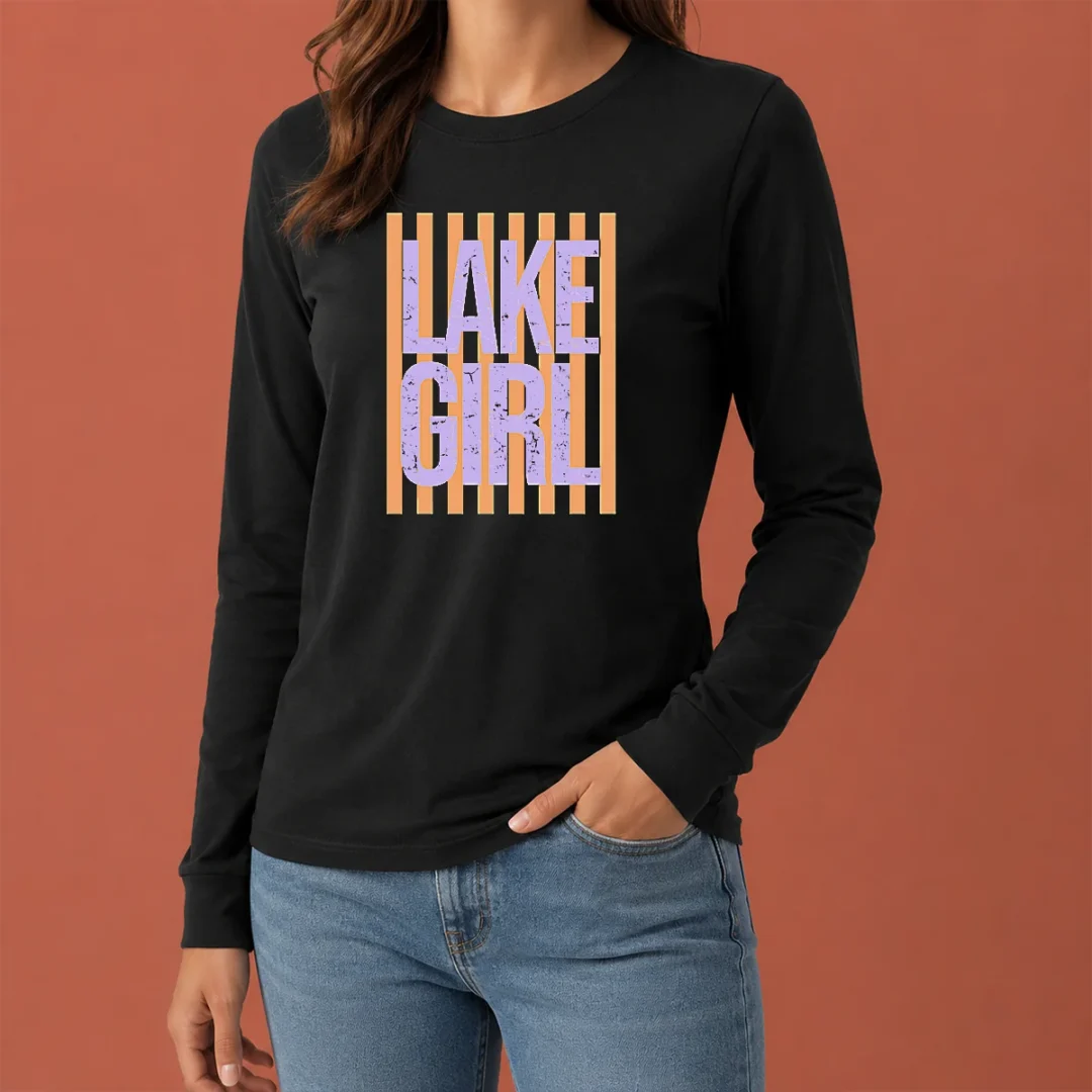 official-retro-stripes-sunshine-lake-girl-long-sleeve-shirt Official Retro Stripes Sunshine Lake Girl Long Sleeve Shirt