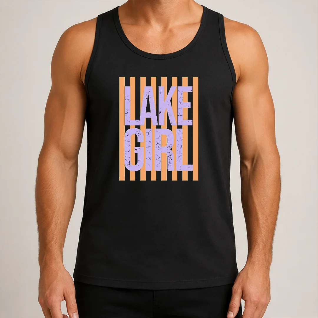 official-retro-stripes-sunshine-lake-girl-tank-top Official Retro Stripes Sunshine Lake Girl Tank Top