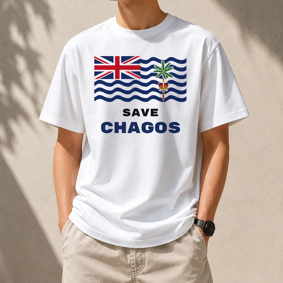 official-save-chagos-british-indian-ocean-territory-flag-t-shirt-1 Official Save Chagos British Indian Ocean Territory Flag t shirt in black, short-sleeve cotton tee