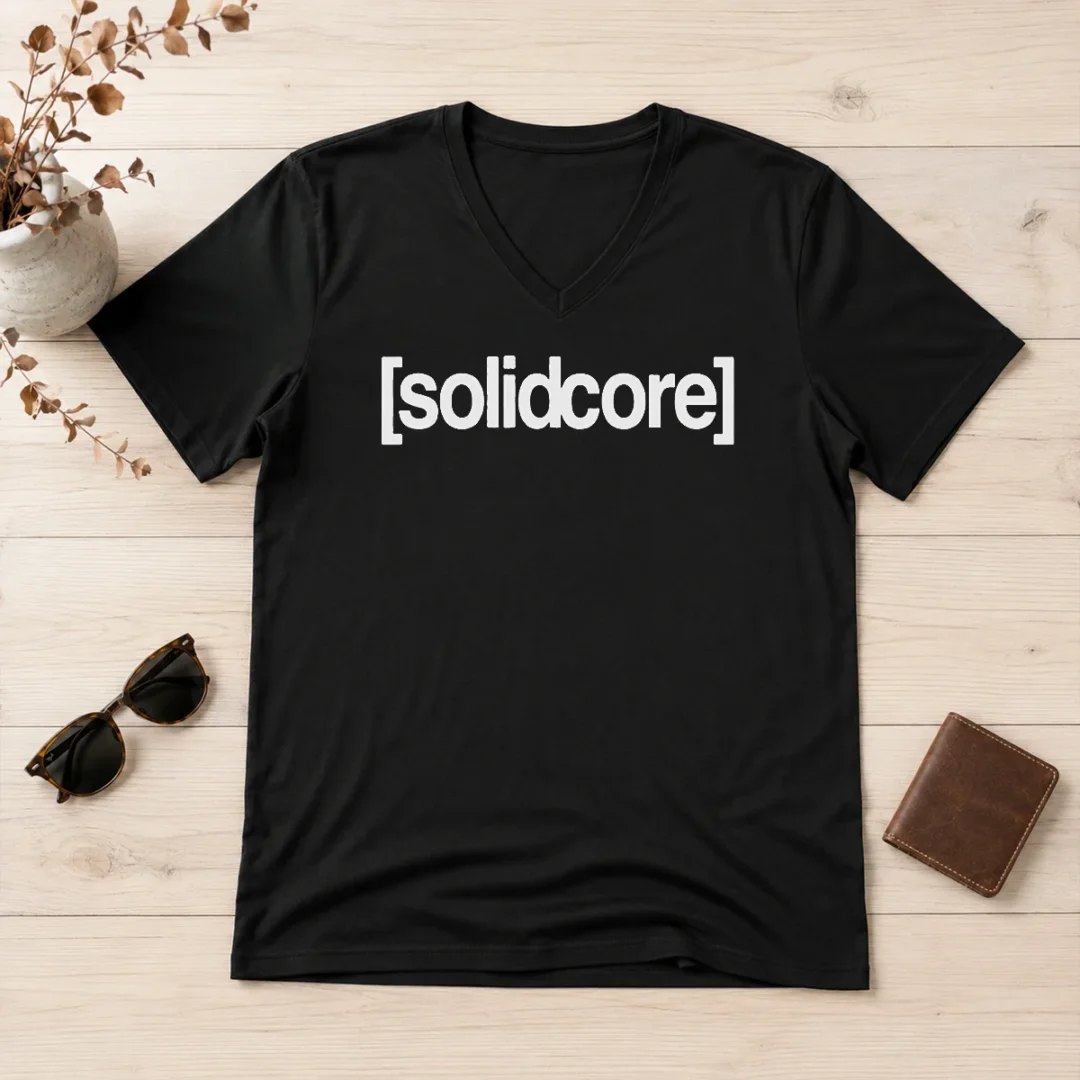 official-solidcore-merch-logo-v-neck-shirt Official Solidcore Merch Logo V-Neck Shirt