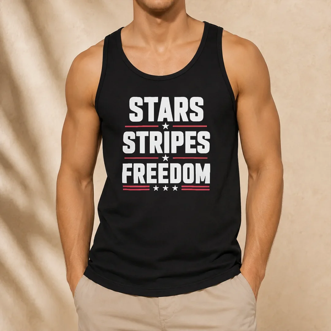 official-stars-stripes-freedom-fourth-of-july-patriotic-american-independence-day-tank-top Official Stars Stripes Freedom Fourth Of July Patriotic American Independence Day Tank Top